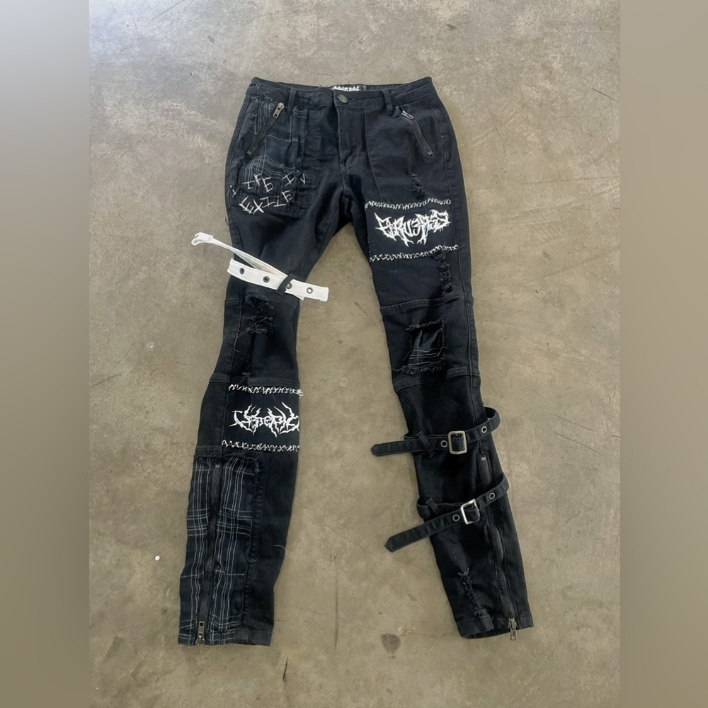 Darker Wavs Gothic Jeans